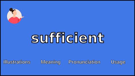 sufficient tagalog|Sufficient Meaning .
